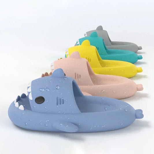 Zapatillas para niños, chanclas de tiburón